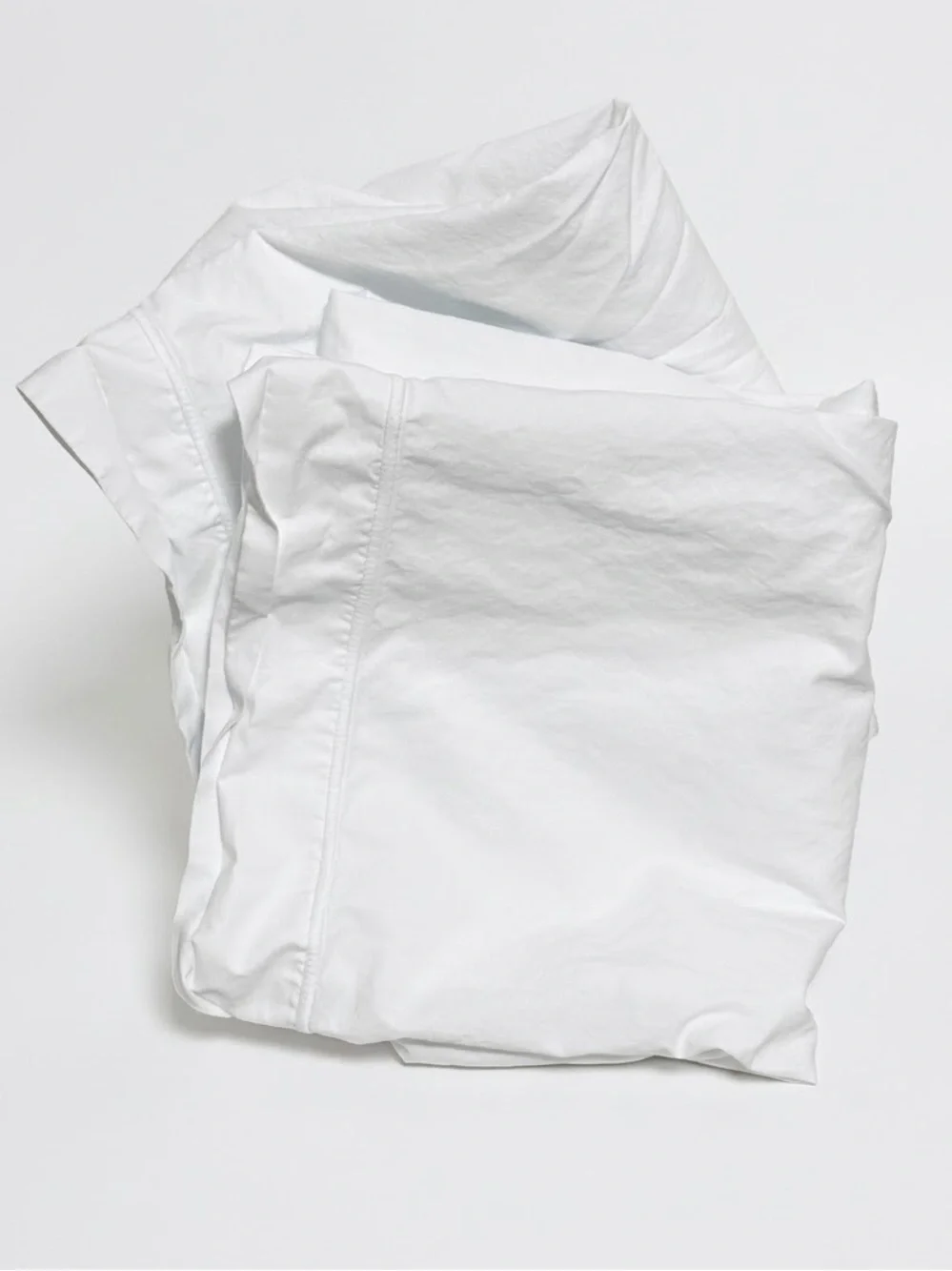 Frette One Bourdon White King Pillowcase Pair - Made in Portugal